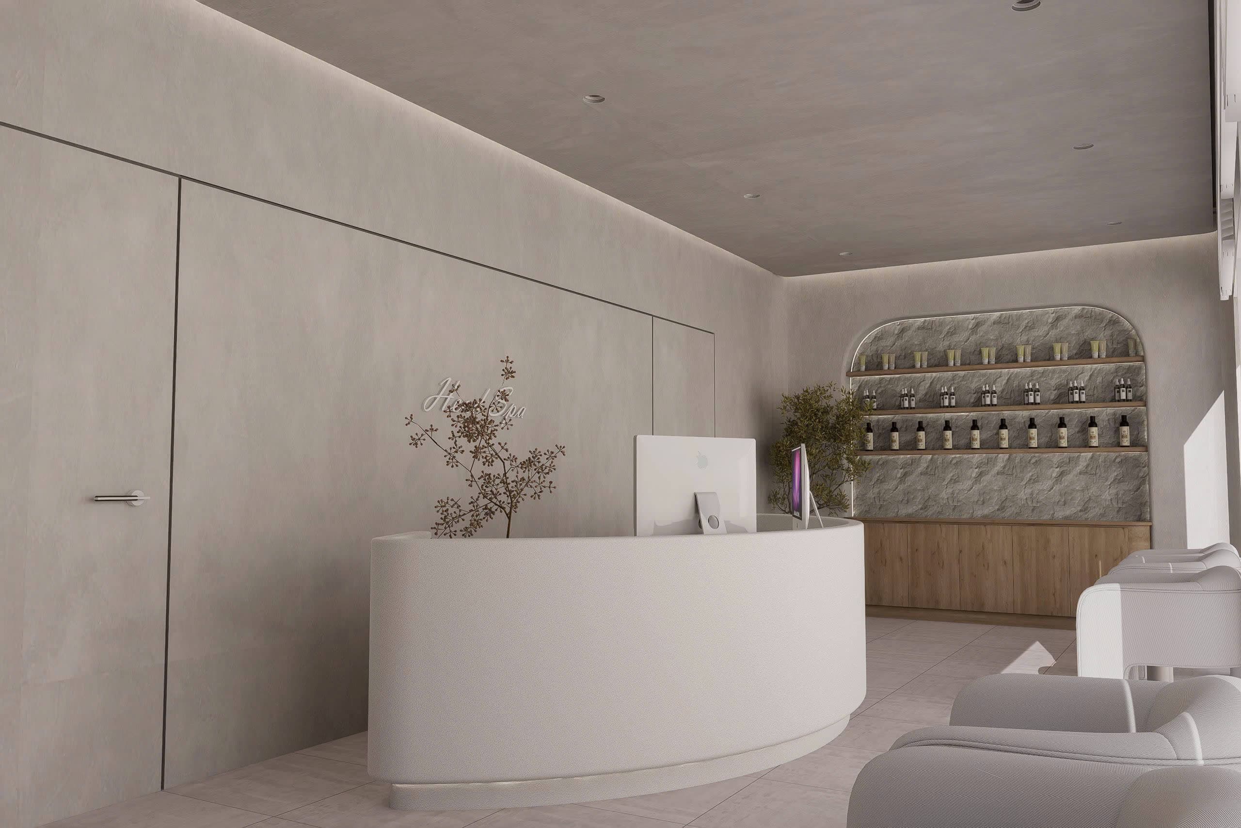 Head Spa Concept Design