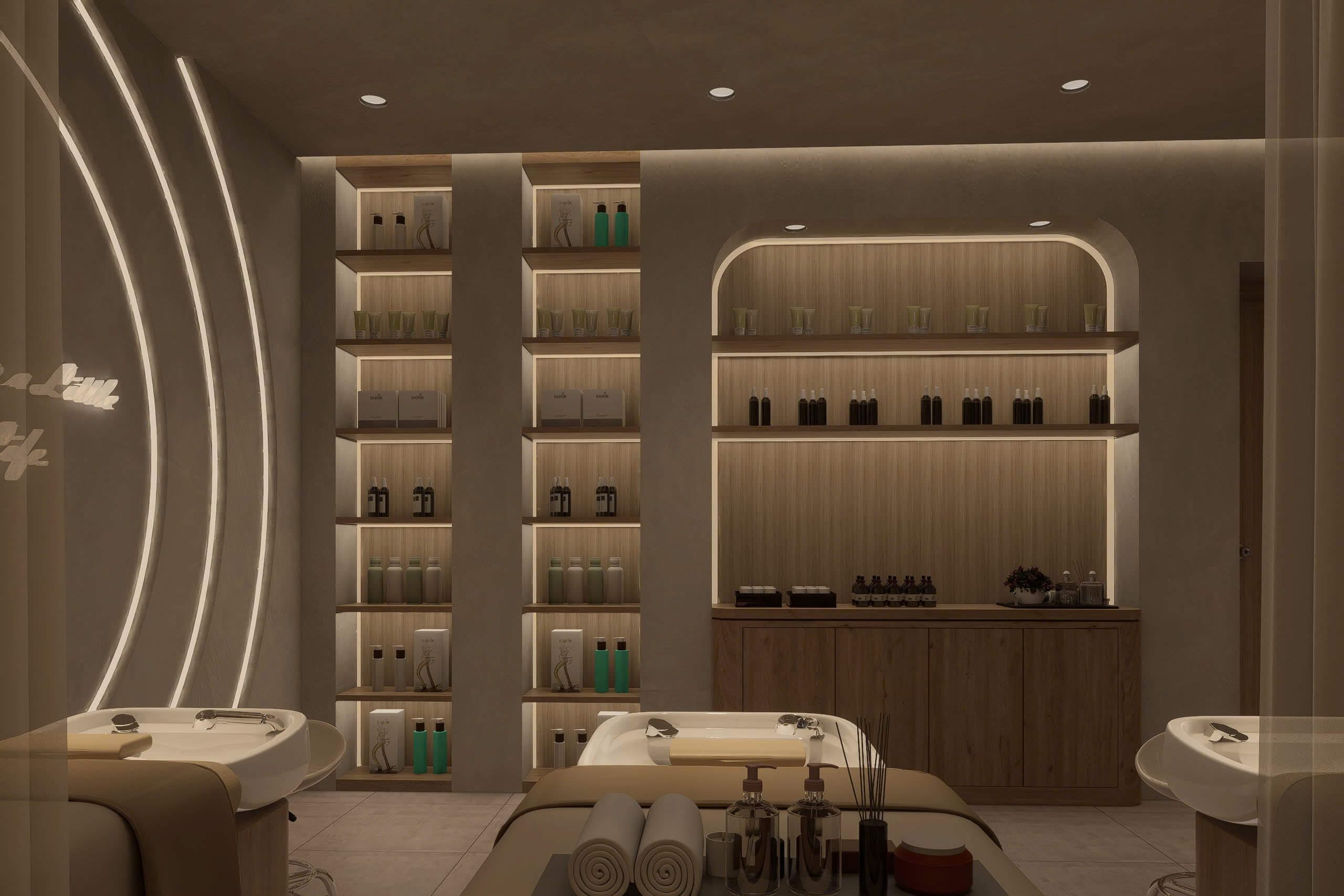 Head Spa Concept Design