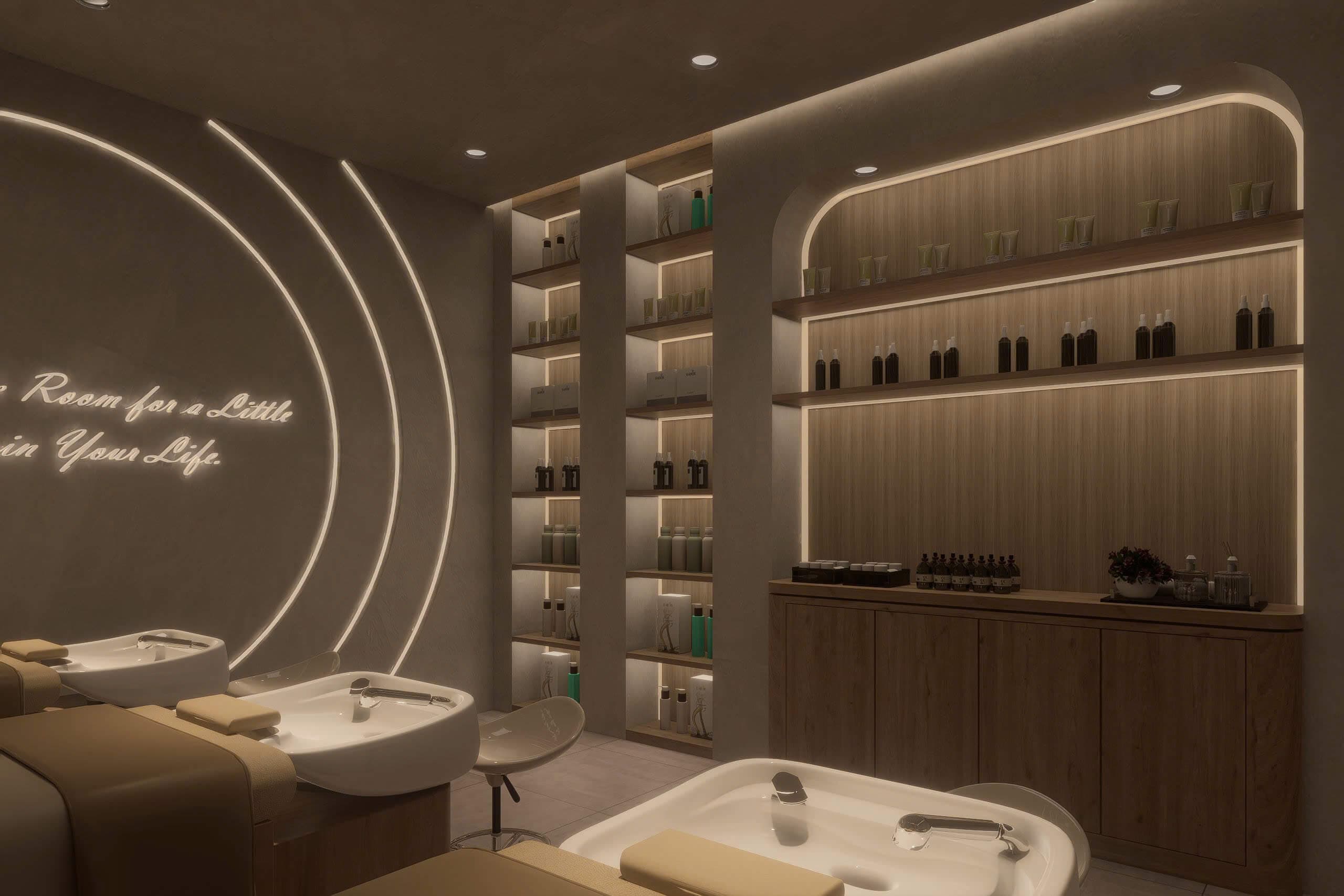 Head Spa Concept Design